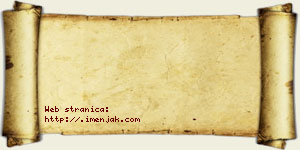 Danica Mališananin vizit kartica